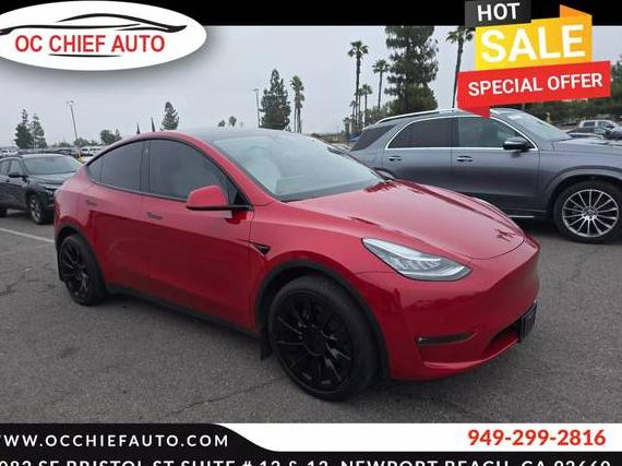 TESLA MODEL Y 2022 7SAYGDEE2NF458533 image